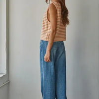 By Together Striped Sleeveless Top