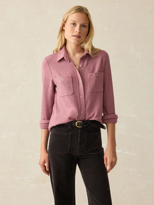 Faherty Rose Twill Legend Sweater Shirt