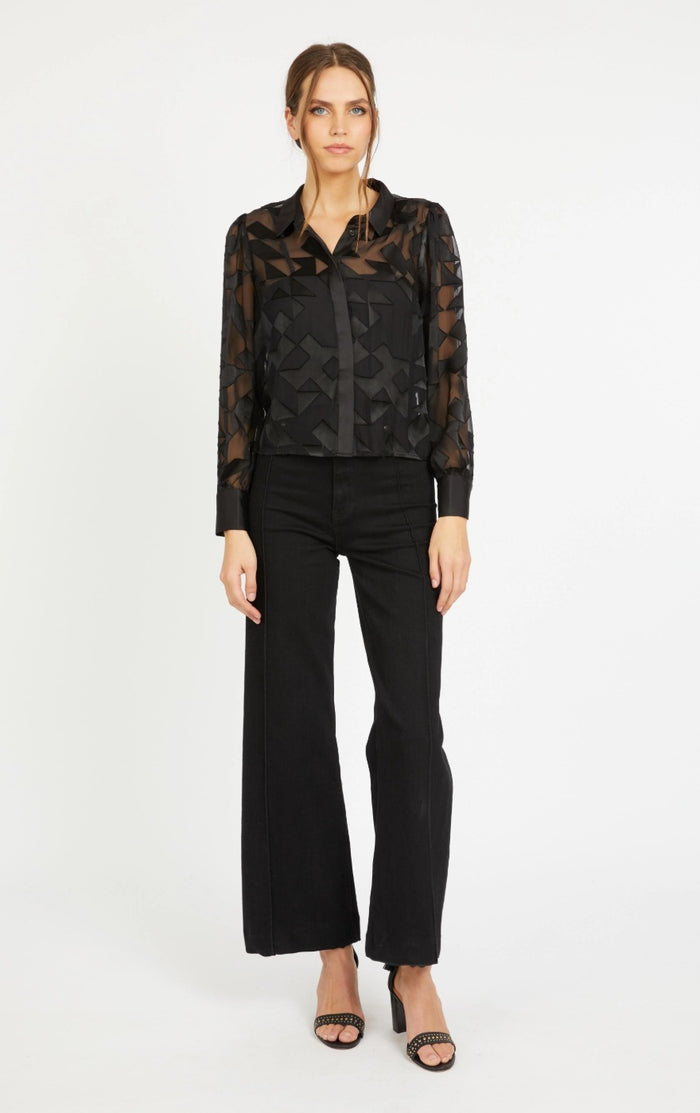 Caballero Emmie Silk Geo Top
