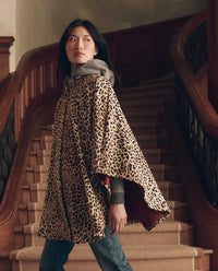 The Great Swingy Vintage Leopard Cape