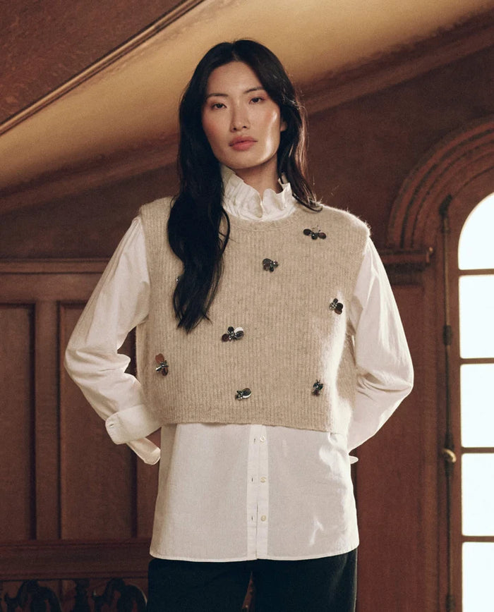 The Great Embellished Sweater Vest
