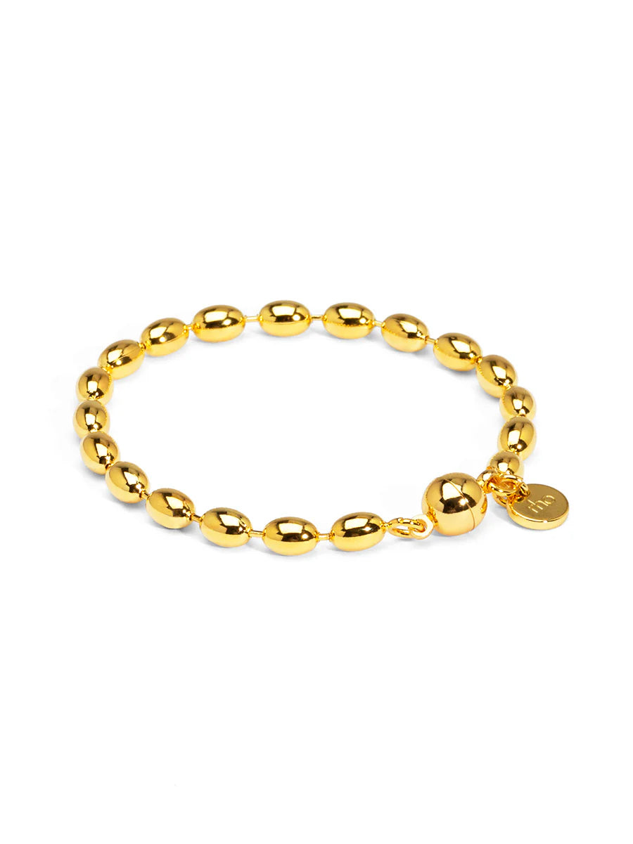 RHO Jewelry Beaded Magnetic Closure Bracelet