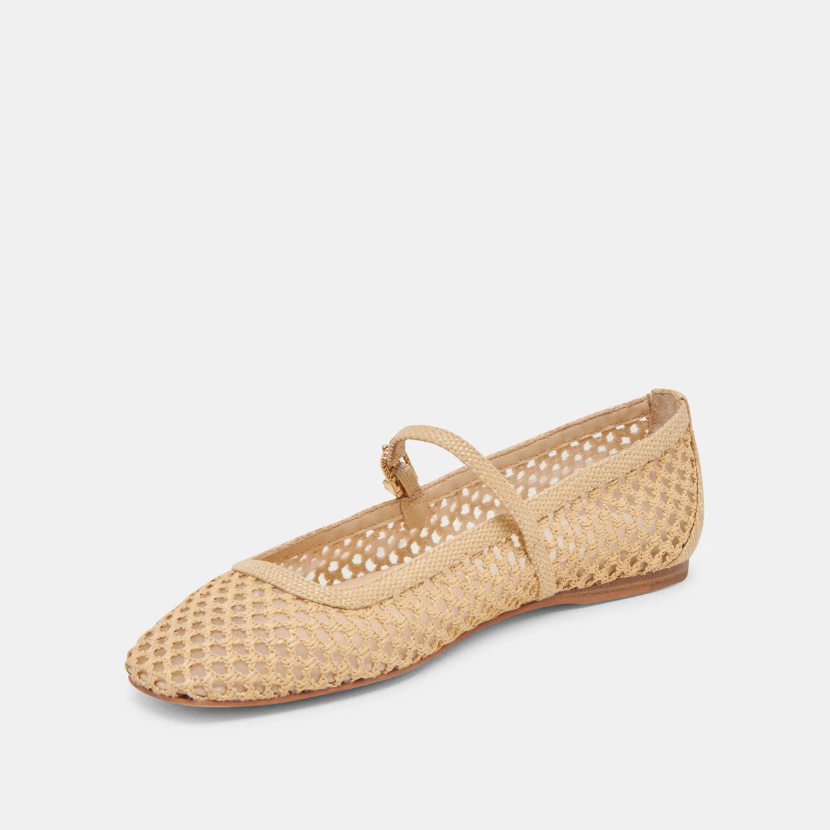 Dolce Vita Reyes Woven Raffia Flats