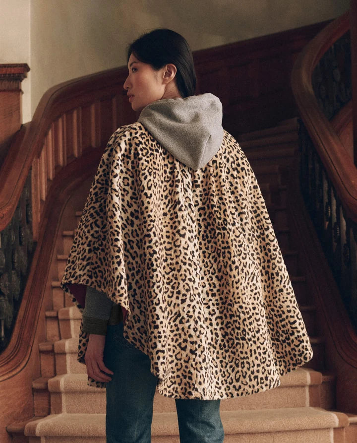 The Great Swingy Vintage Leopard Cape