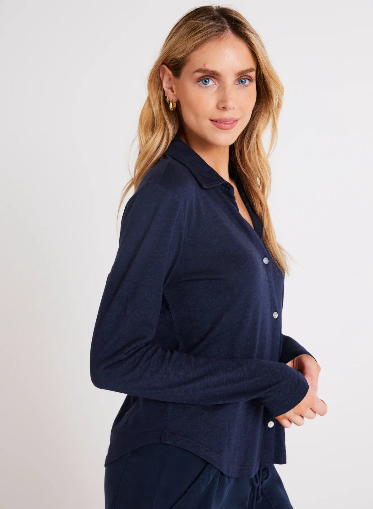 Bella Dahl Button Up Knit Top