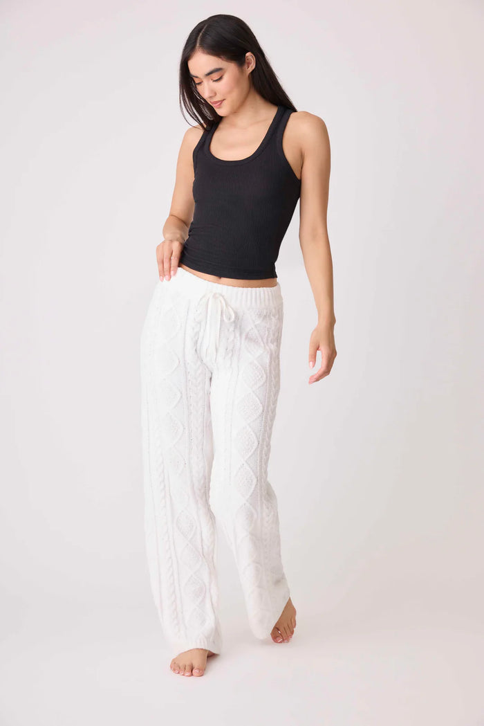 P.J. Salvage Cable Knit Lounge Pant