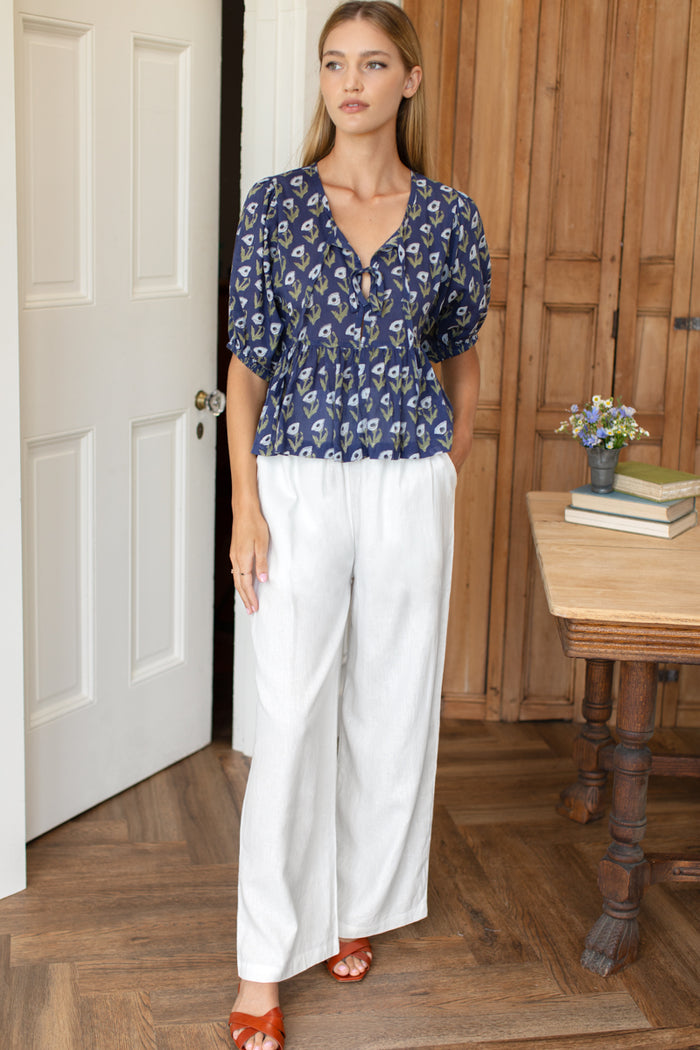 Emerson Fry Pressed Poppies Bastian Top