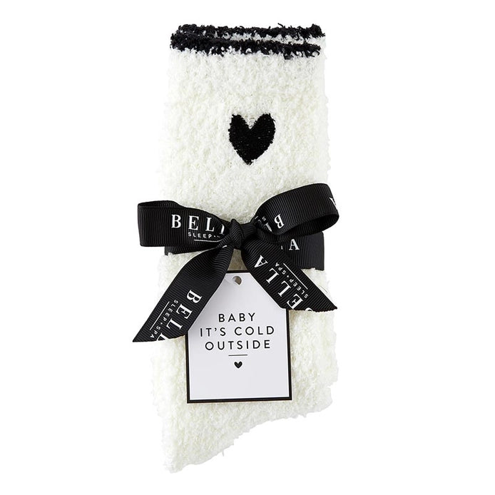 Bella Sleep & Spa Heart Cozy Socks