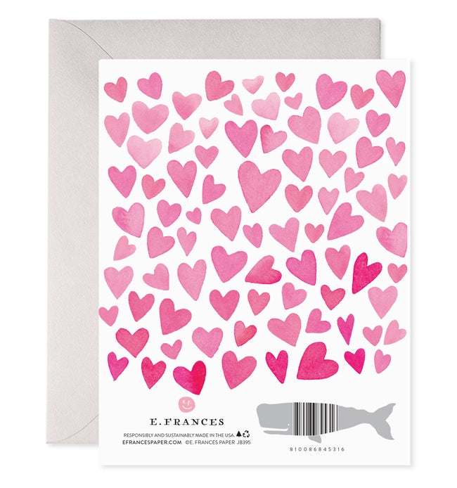 E. Frances Lots of Hearts Valentine's Day Card