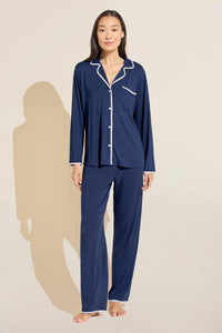 Eberjey Frida Whip Stitch Long PJ Set