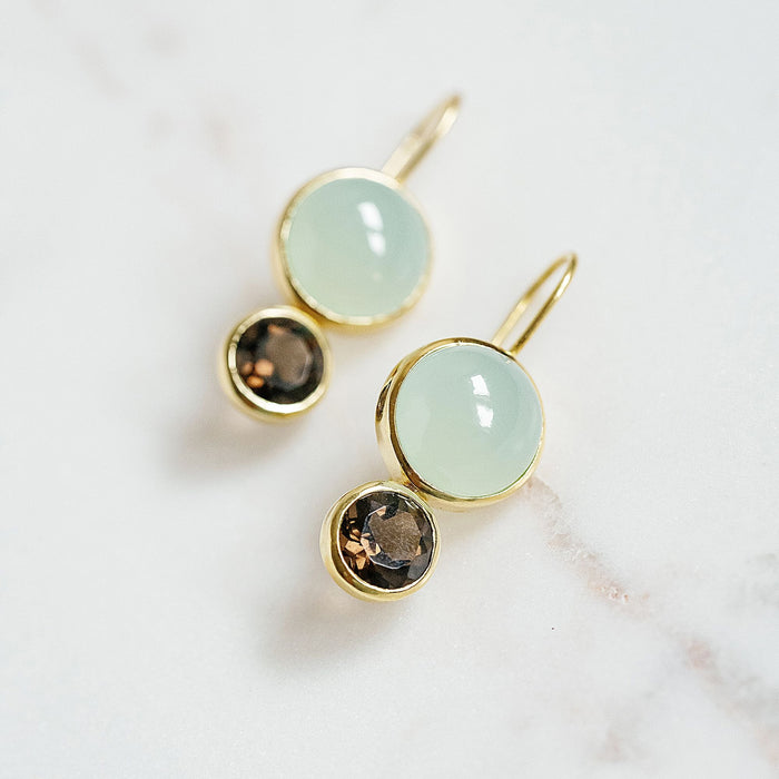 Laura Foote Little Color Block Drop Earrings