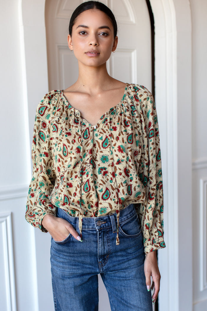 Emerson Fry Lucy Floral Paisley Blouse