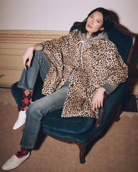 The Great Swingy Vintage Leopard Cape