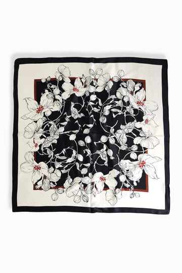 Common Knit Silk Bandana Scarf
