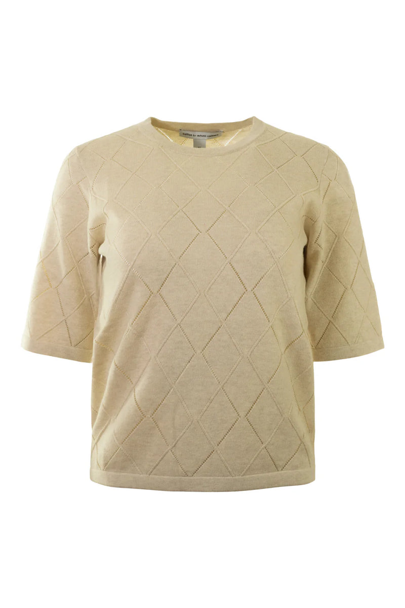 Autumn Cashmere Diamond Stitch Tee