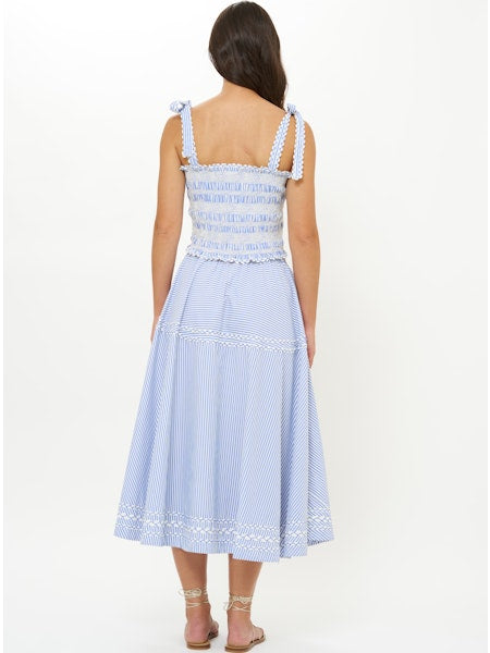 Oliphant Olivia Striped Skirt