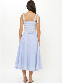 Oliphant Olivia Striped Skirt