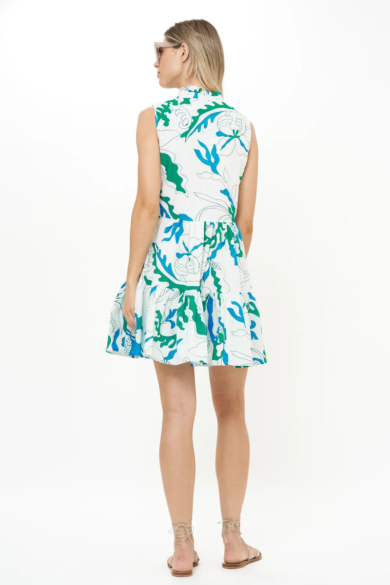 Oliphant Orchid Green Yoke Dress