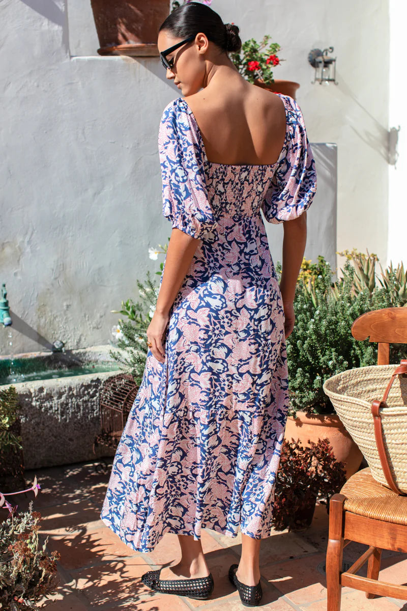 Emerson Fry Santiago Floral Print Dress