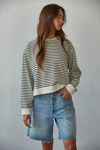 By Together Striped Crew Top