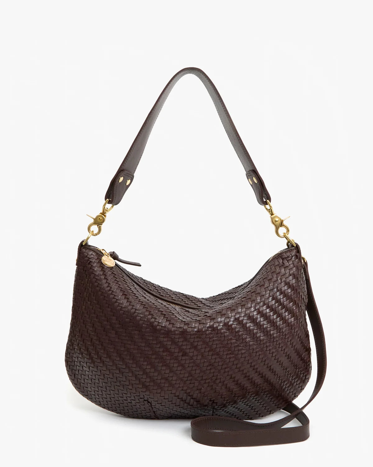 Clare V Moyen Messenger Chocolate