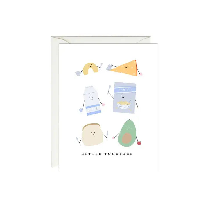 Foods Together Love Card