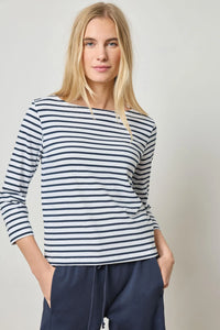 Lilla P French Boatneck Knit Top