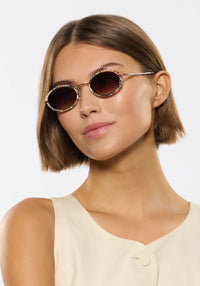 Krewe Kate 18K + Granita Sunglasses