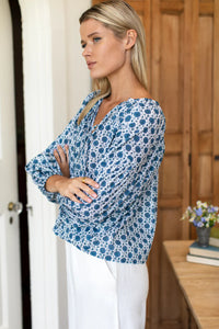 Emerson Fry Floral Folk Top