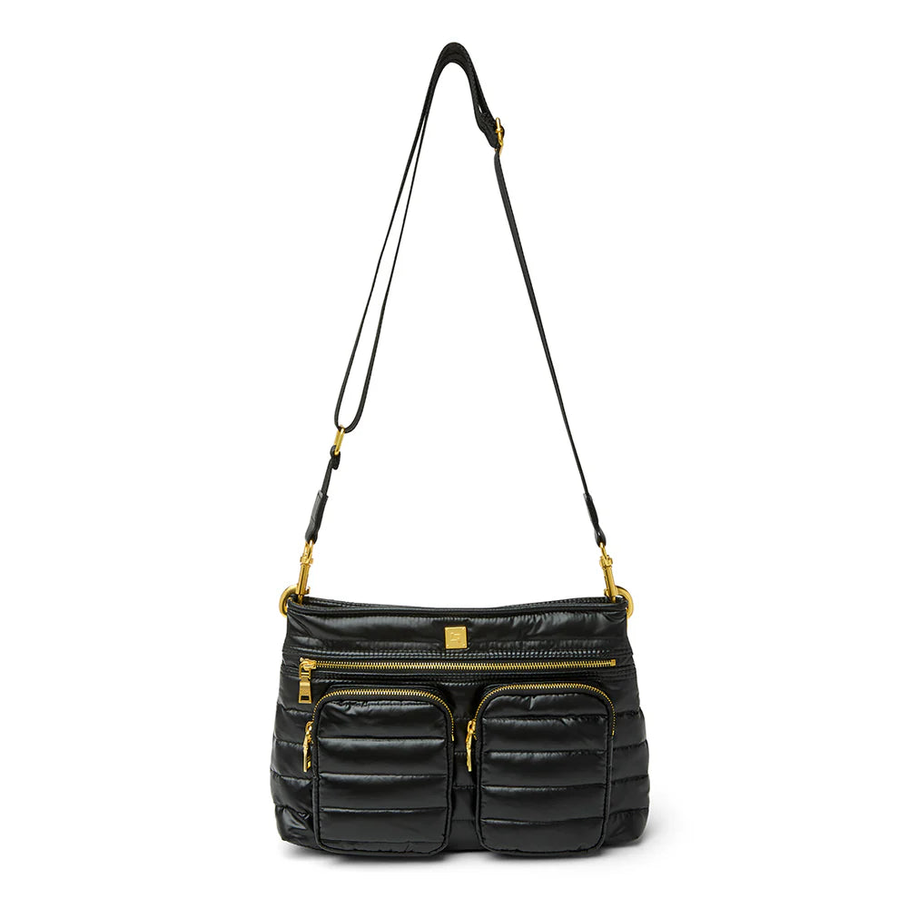 Think Royln Downtown Diva- Pearl Black/Gold Hardware