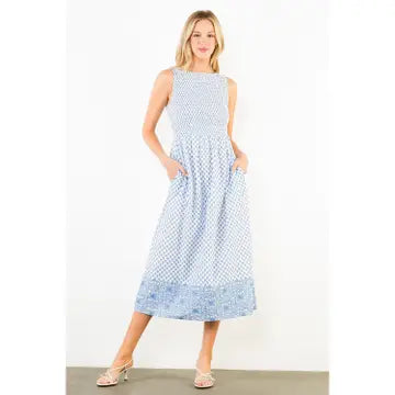 THML Floral Pattern Midi Dress