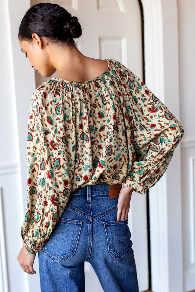 Emerson Fry Lucy Floral Paisley Blouse