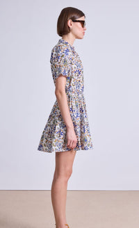 Apiece Apart Las Almas Batik Floral Cream Dress