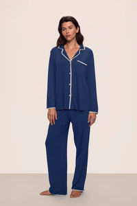 Eberjey Frida Whip Stitch Long PJ Set