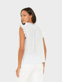 Xirena Bex Cotton Poplin Top