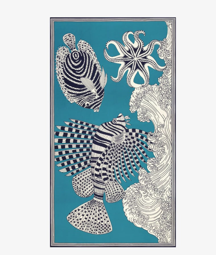 Inoui Edition Fish Scarf