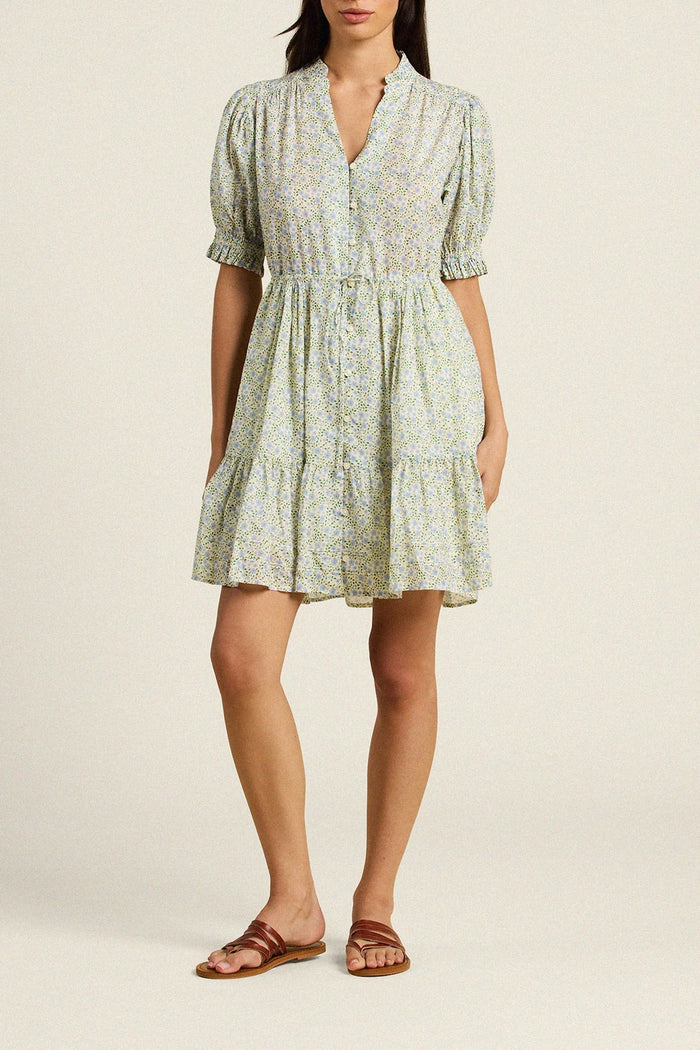 Trovata Birds of Paradis Phoebe Nantucket Ditsy Print Dress