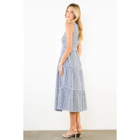 THML Sleeveless Gingham Dress
