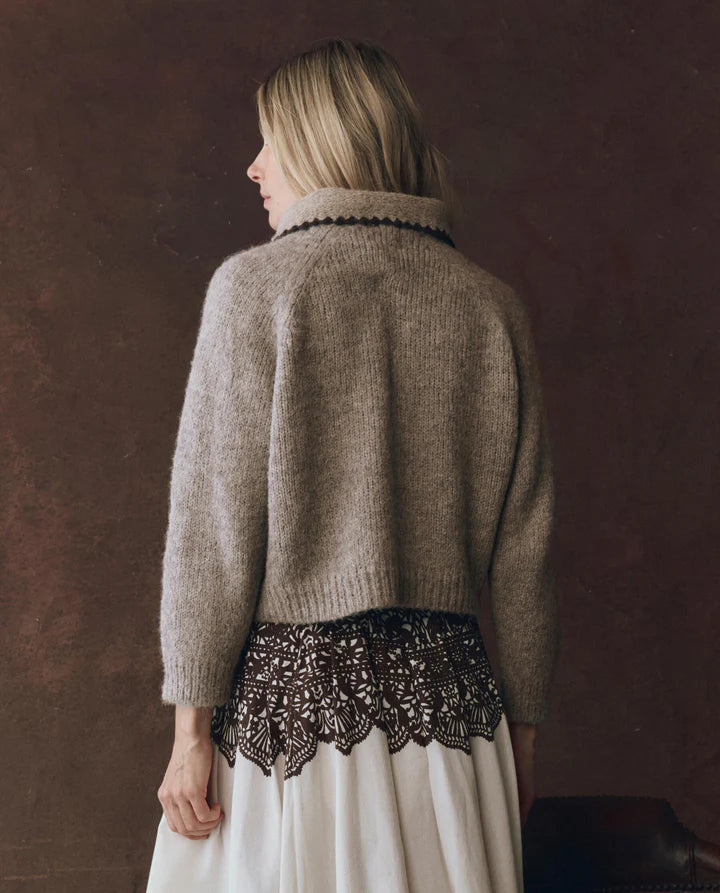 The Great Crochet Collar Sweater