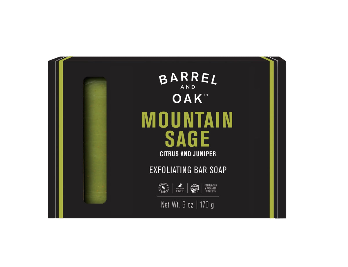 Gentlemen's Hardware Barrel & Oak Exfoliating Soap