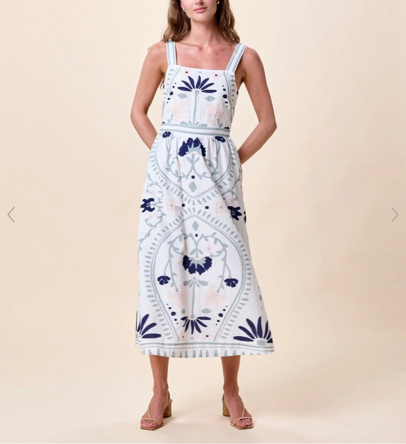 Cleobella Carmen Surf Pritn Midi Dress