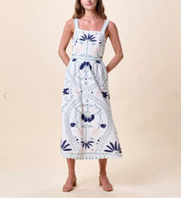Cleobella Carmen Surf Pritn Midi Dress