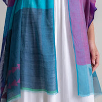 Sadhu Collective Silk Wool Jamdani Scarf