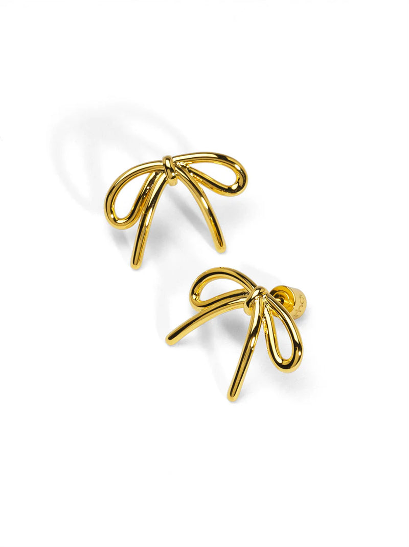 RHO Jewelry Small Bow Stud Earrings