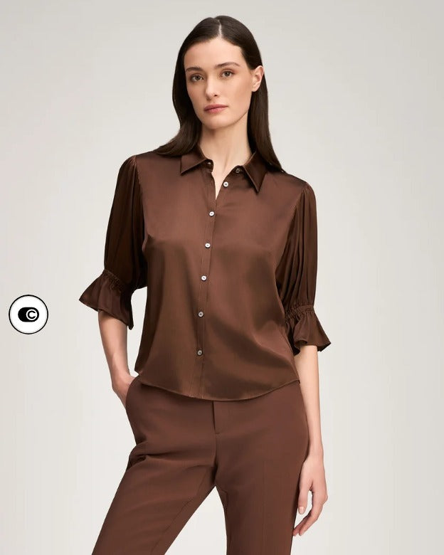 Cinq A Sept Fiona Silk Top