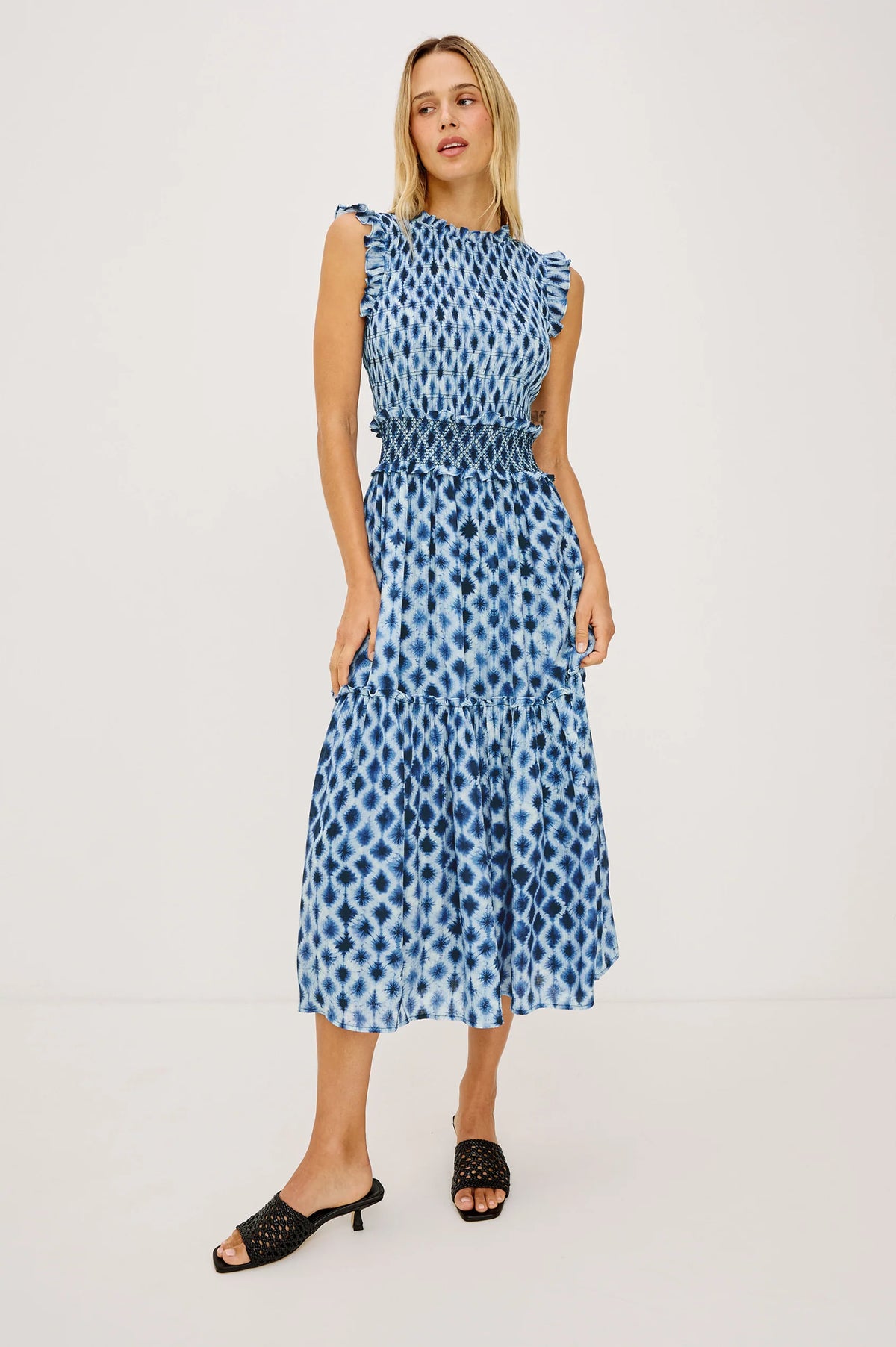 Rails Vivier Shibori Print Dress