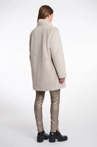 Rino & Pelle Nonna Single Breasted Faux Fur Coat