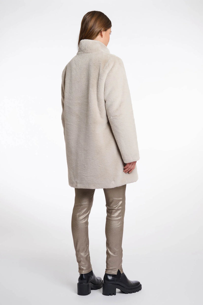 Rino & Pelle Nonna Single Breasted Faux Fur Coat