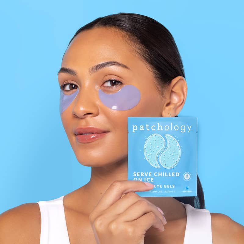 Patchology Under Eye Serve Chilled On Ice Cooling Depuffing Eye Mask