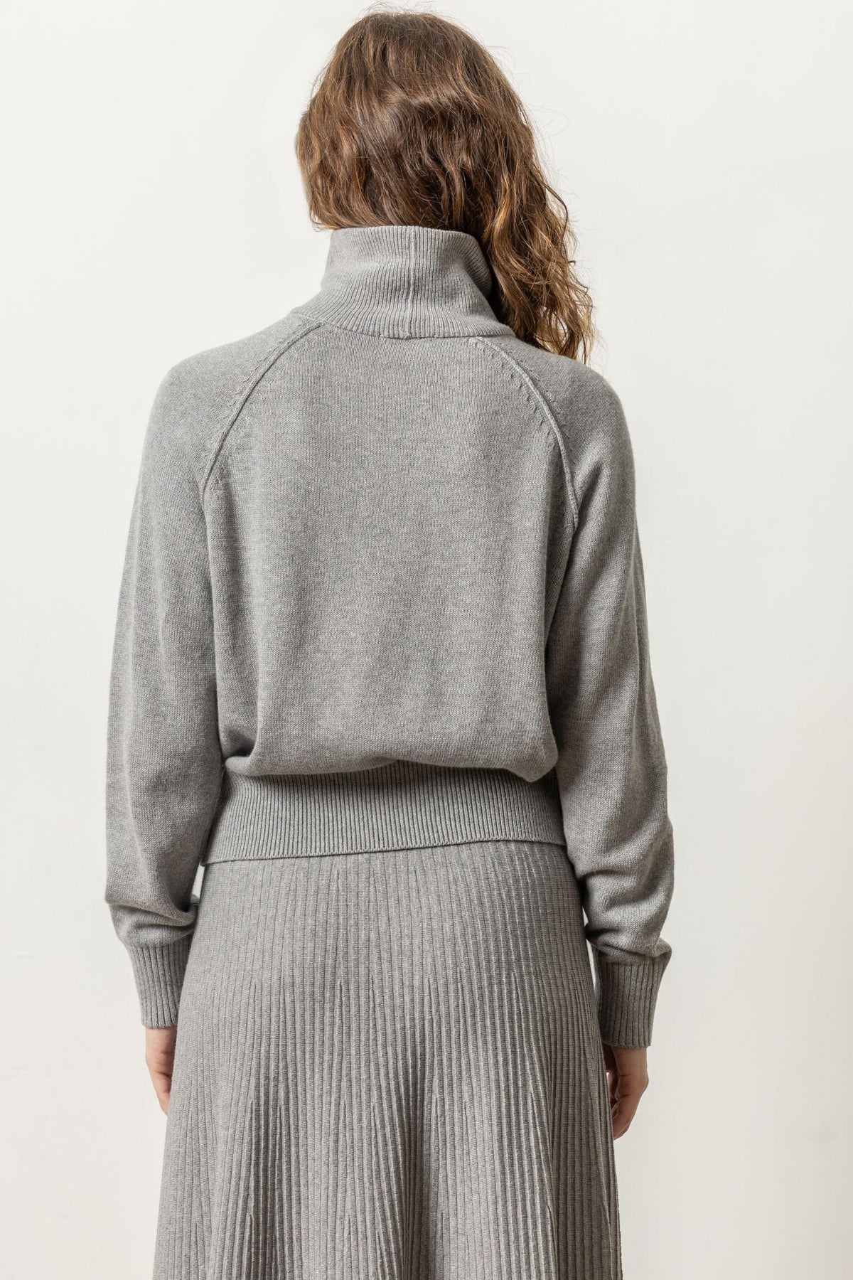 Lilla P Raglan Turtleneck Sweater